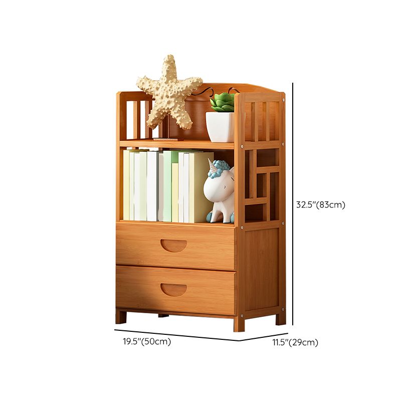 Contemporary 2 - Drawer Accent Chest, Rectangle Lacquered Chest in Natural