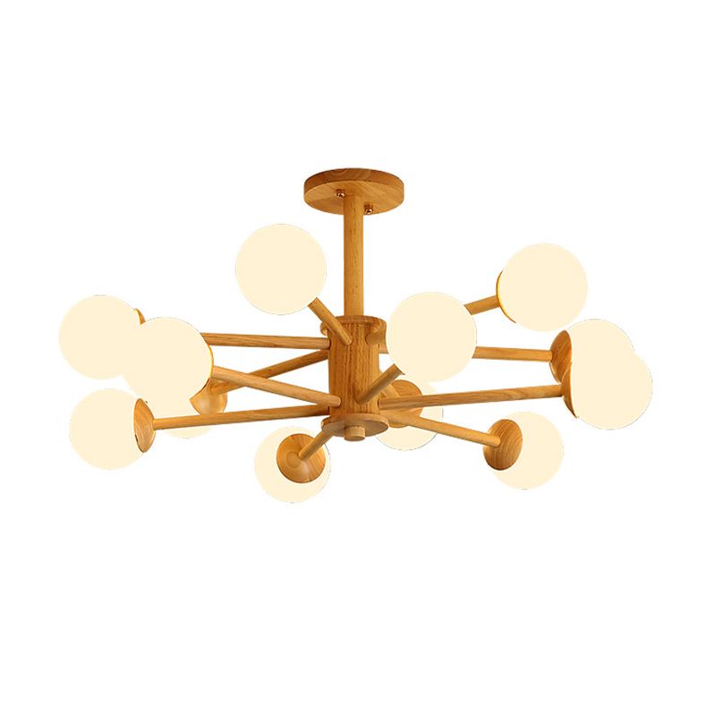 Creative Simplicity Wooden Pendant Lighting for Drawing Room Coffee Shop