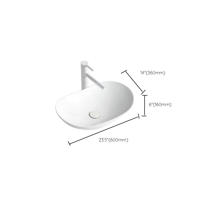 White Trough Bathroom Sink Modern Porcelain Trough Bathroom Sink