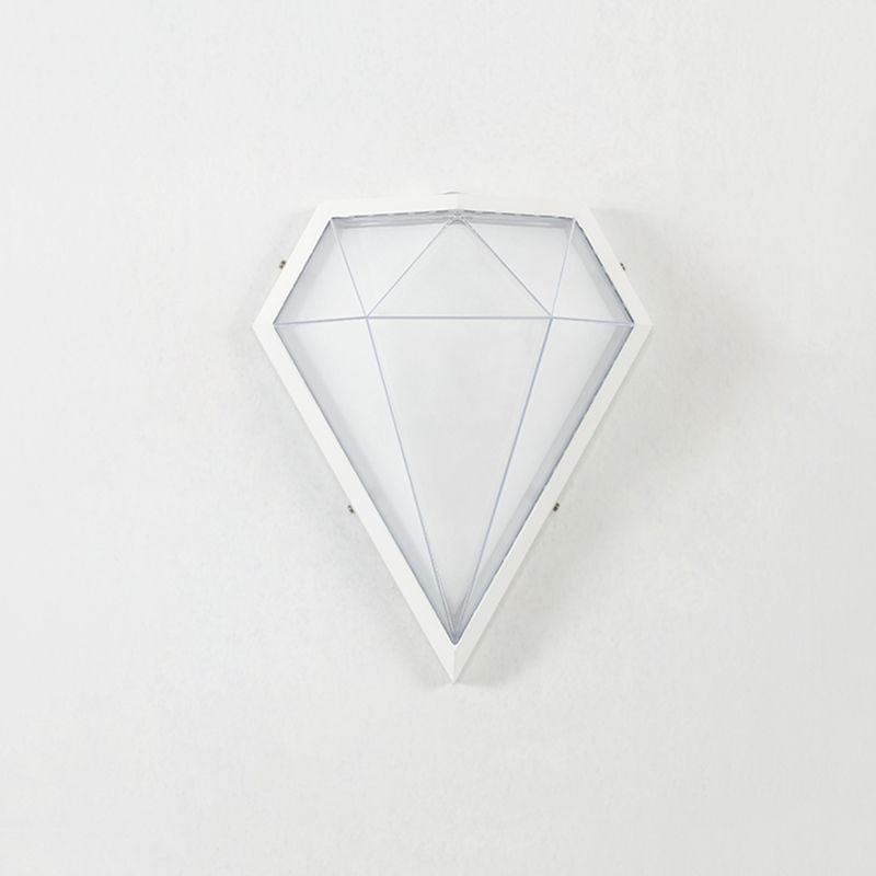 Lámpara de montaje de pared de 1 luces moderna Diamante Diamond Fince para el balcón para el balcón
