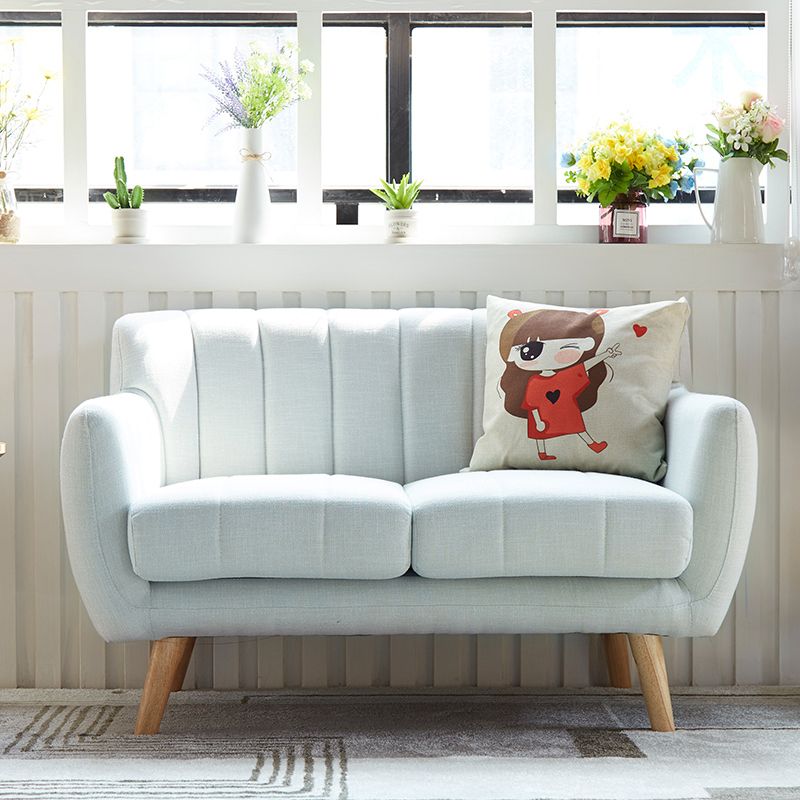 Louaison en lin scandinave à 2 places 21,65 "D SOFA SORM SQUAGE POUR L'APPARTEMENT