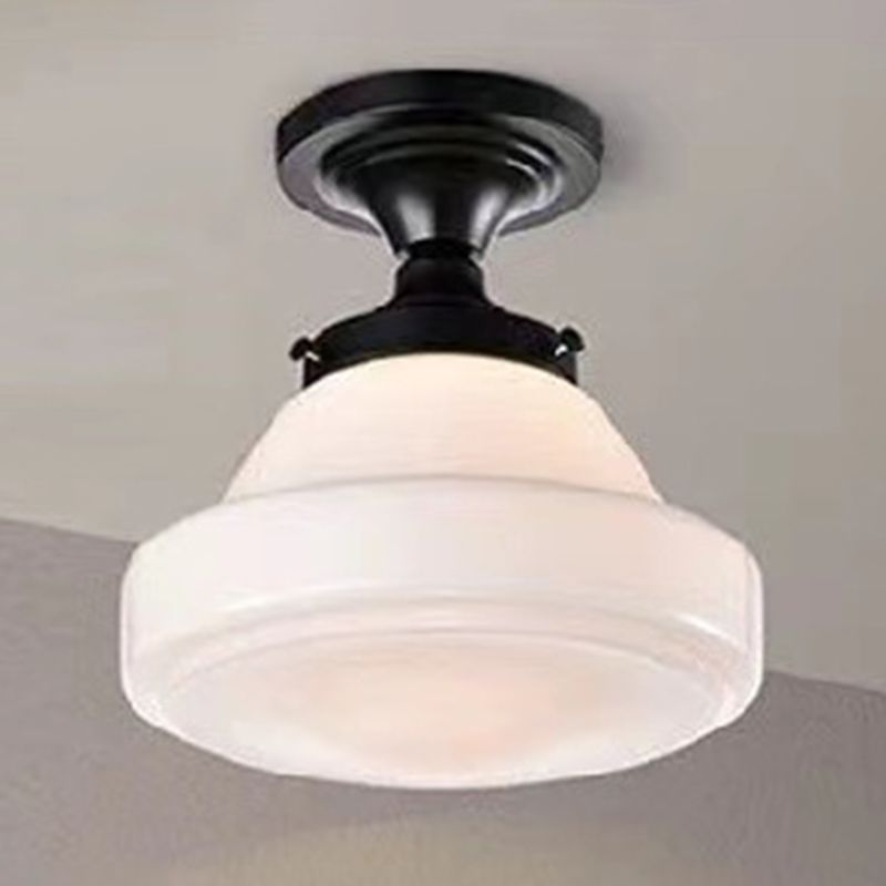 Modern Simple Metal Ceiling Light Geometry Shape Ceiling Lamp for Bedroom