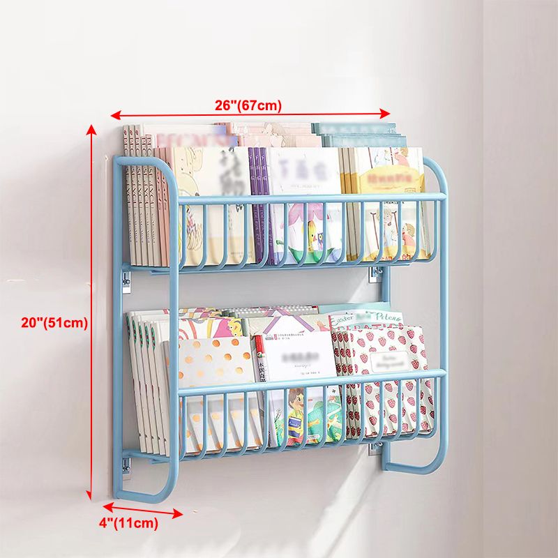 4.33 "W libreria da parete in stile scandinavo per la sala da studio dell'ufficio