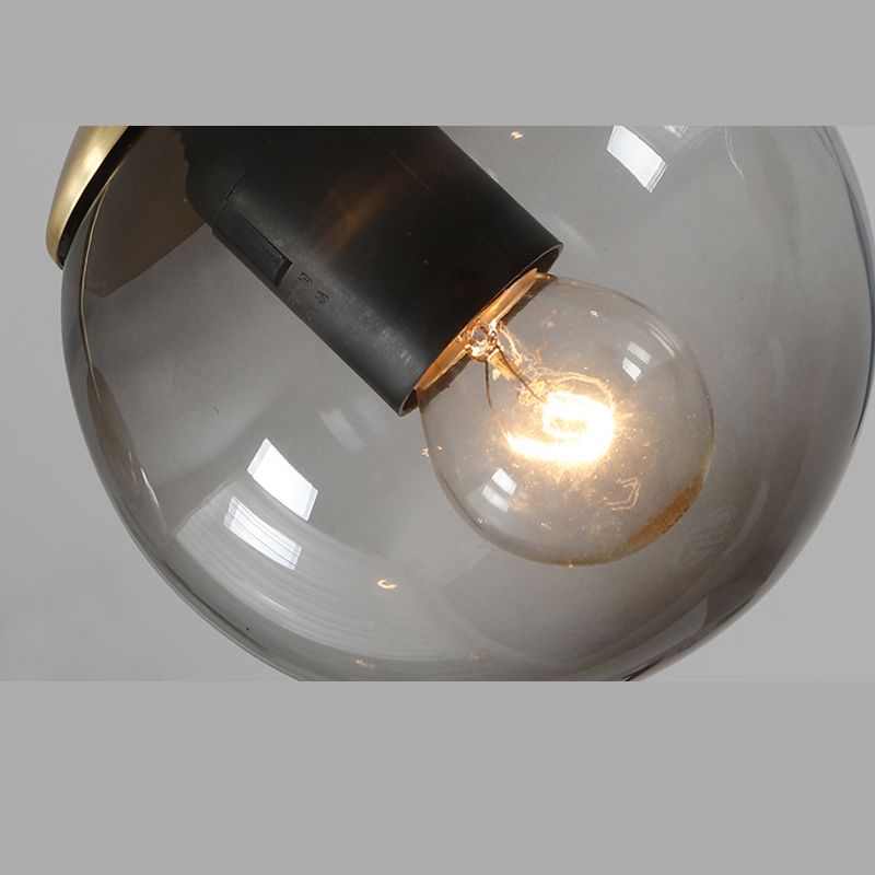 Dinning Spherical Dinning Illing Fixture Glass Glass Style Island Chandelier Light