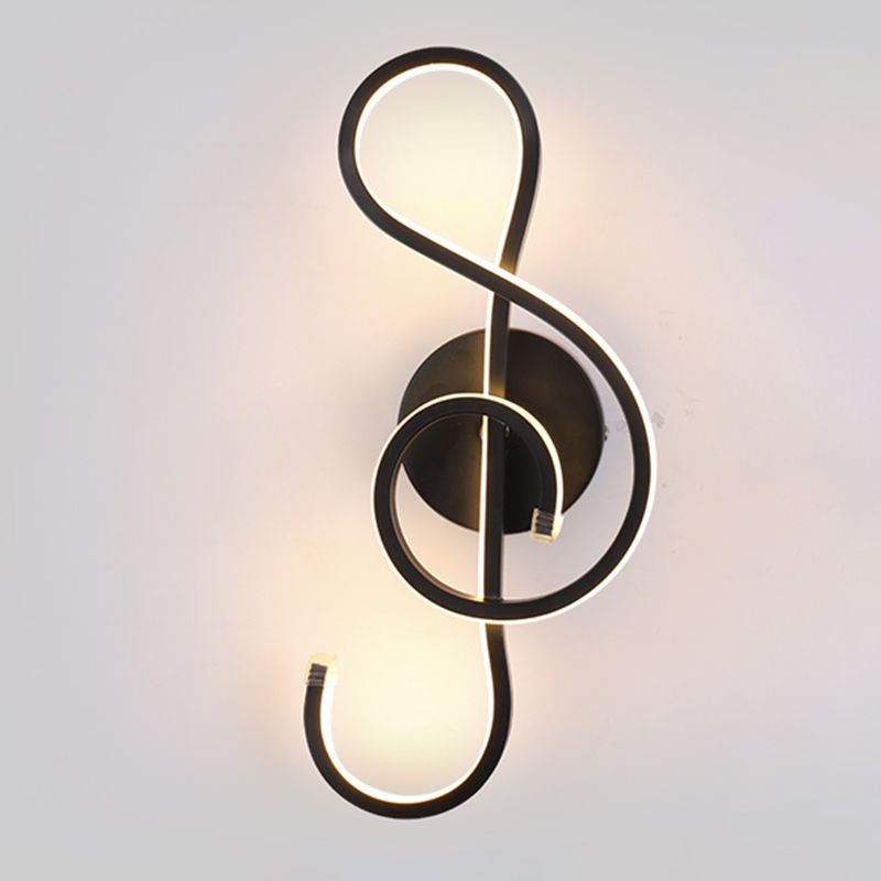 Metal Twist Sconce Light Fixture Modern Style LED Wall Mount Light Fixture for Bedroom