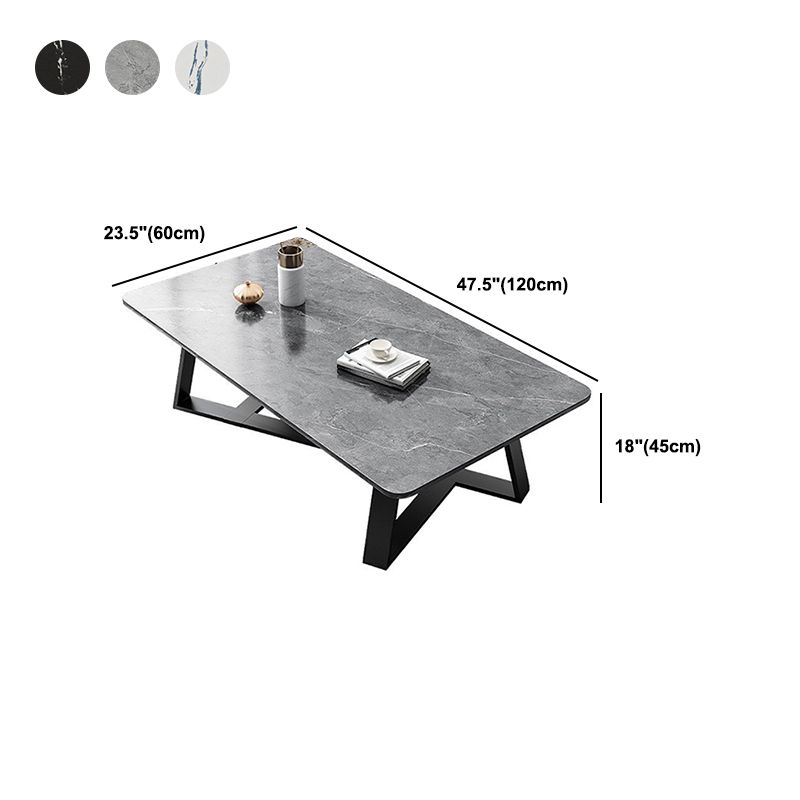 Rectangle Wooden Coffee Table Modern Coffee Table for Living Room