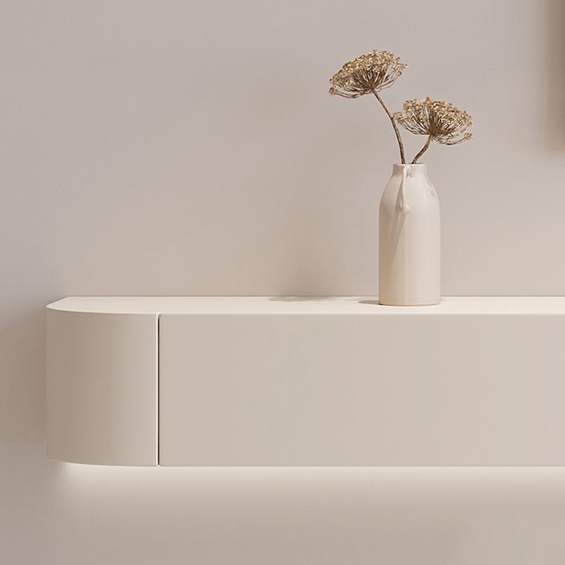 Contemporary Media Console Wall-mounted TV Stand Console with Drawers