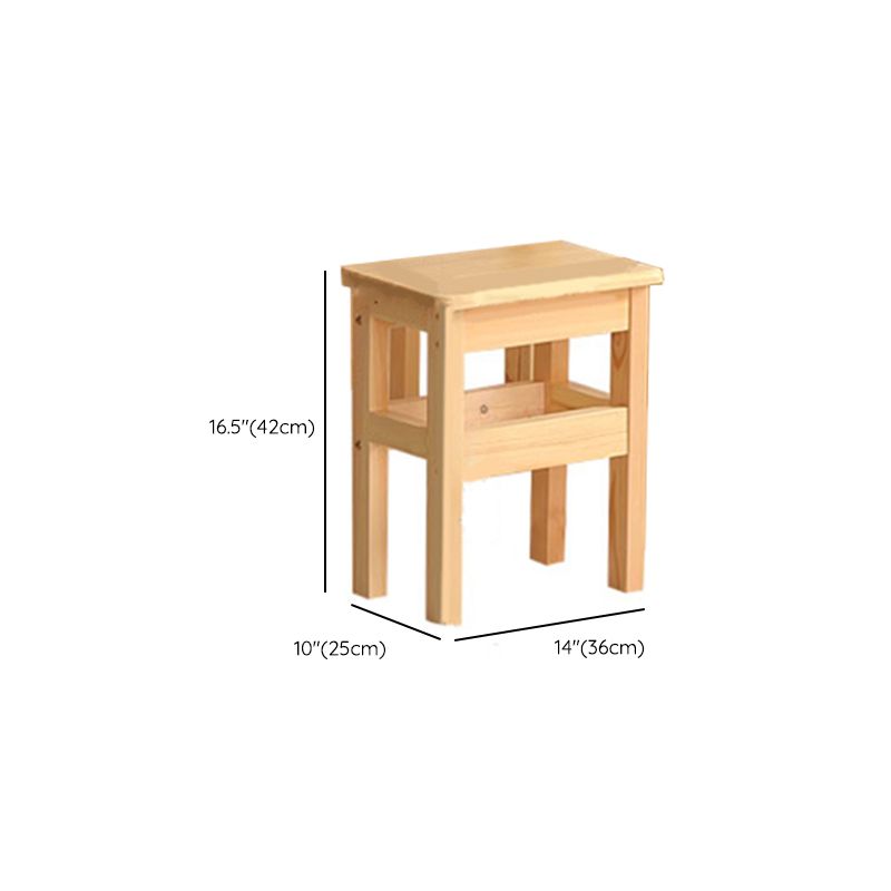 Modern 1/5 Piece Solid Wood Dining Room Rectangle Furniture Set