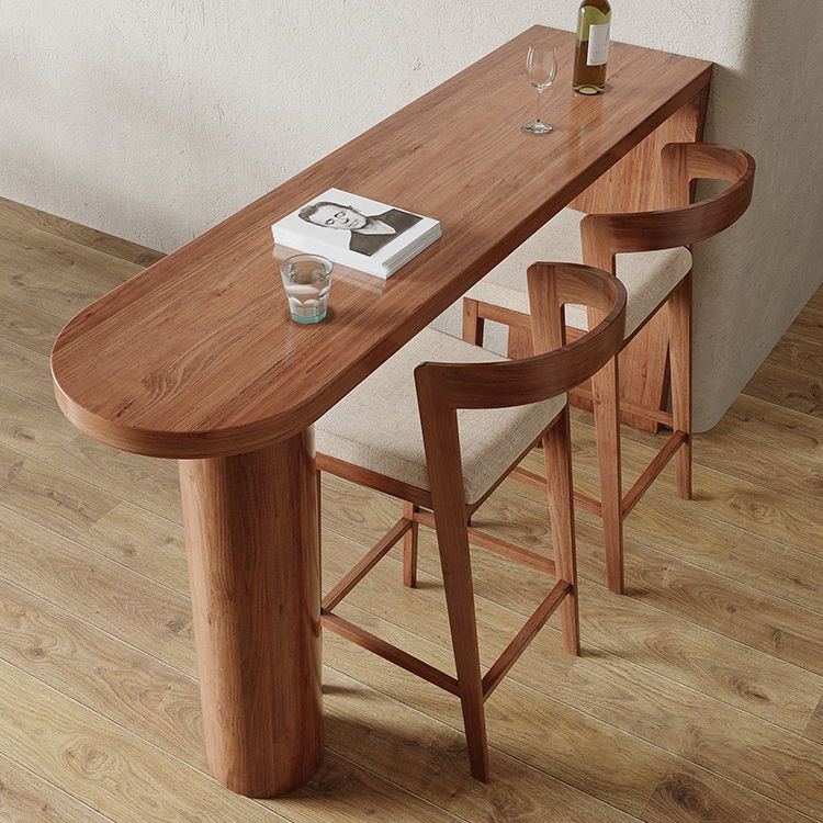 Modern Pine Wood Counter Table 1/3 Pieces Bar Table Set for Balcony