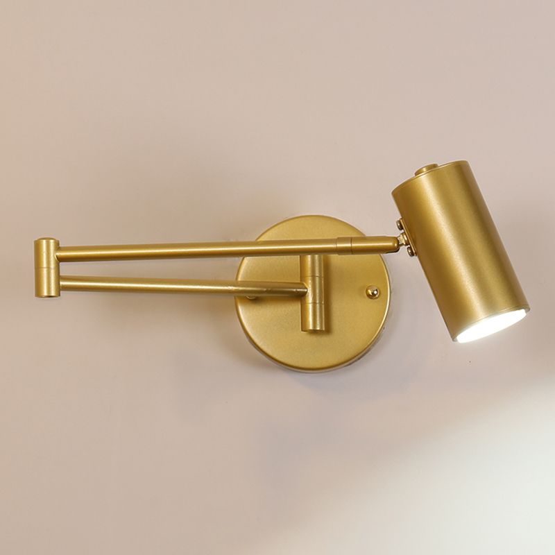 1 Licht geometrische Schattenwandbeleuchtung moderner Metallschwung Arm Leuchte