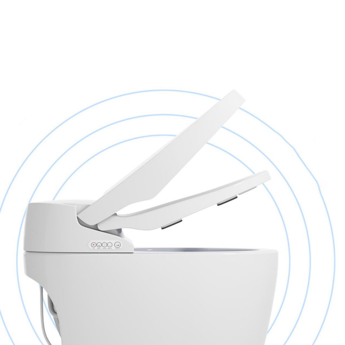 Porcelain Floor Mounted Toilet One-Piece Toilet Modern Toilet Bowl