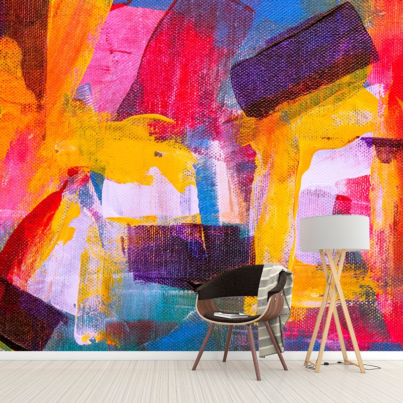 Oil Painting Wall Mural Mildew Resistant Wall Abstract Pattern Wallpaper Home Wall Mural