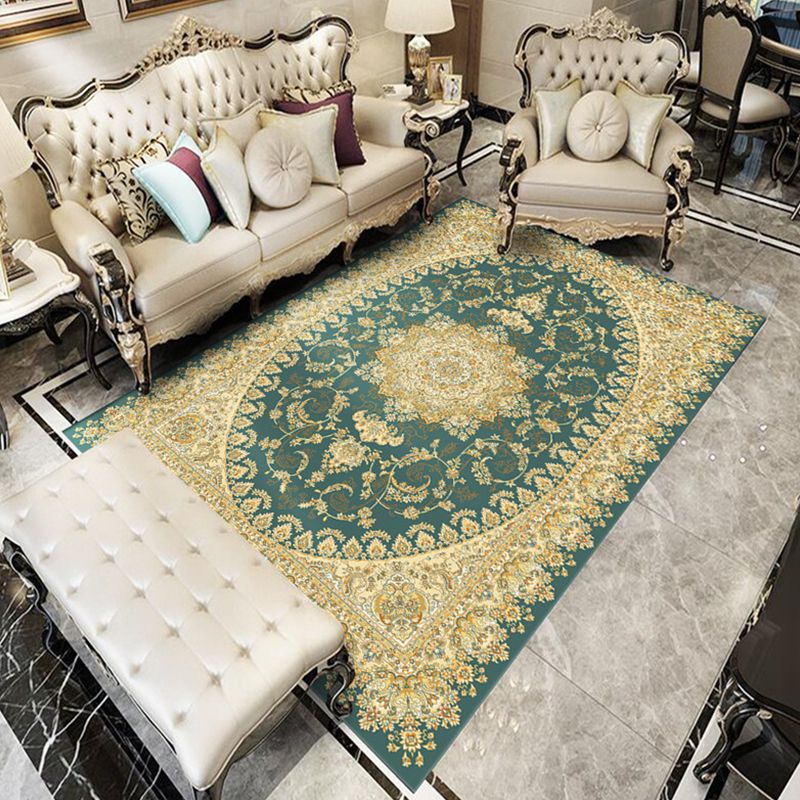 Fancy Victoria Rug Alfombra floral multicolor antideslizante lavable alfombra apta para mascotas para sala de estar