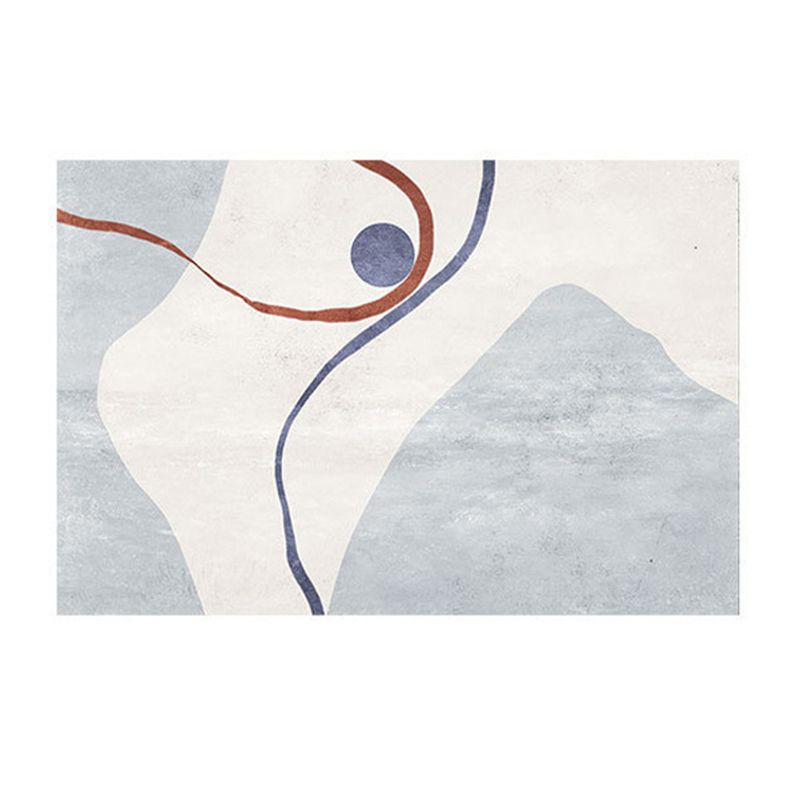 Alfombra de alfombra de poliéster moderno marrón alfombra lavable alfombra para sala de estar