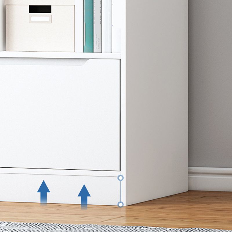 3-shelf Standard Bookcase Contemporary Wooden Shelf Bookcase