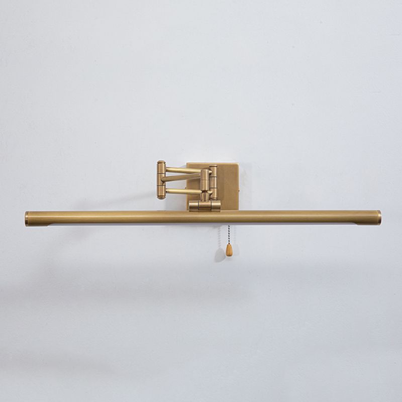 Tubular LED Bath Bar Metal LED Postmodern Vanity Wall Light with Extendable Arm