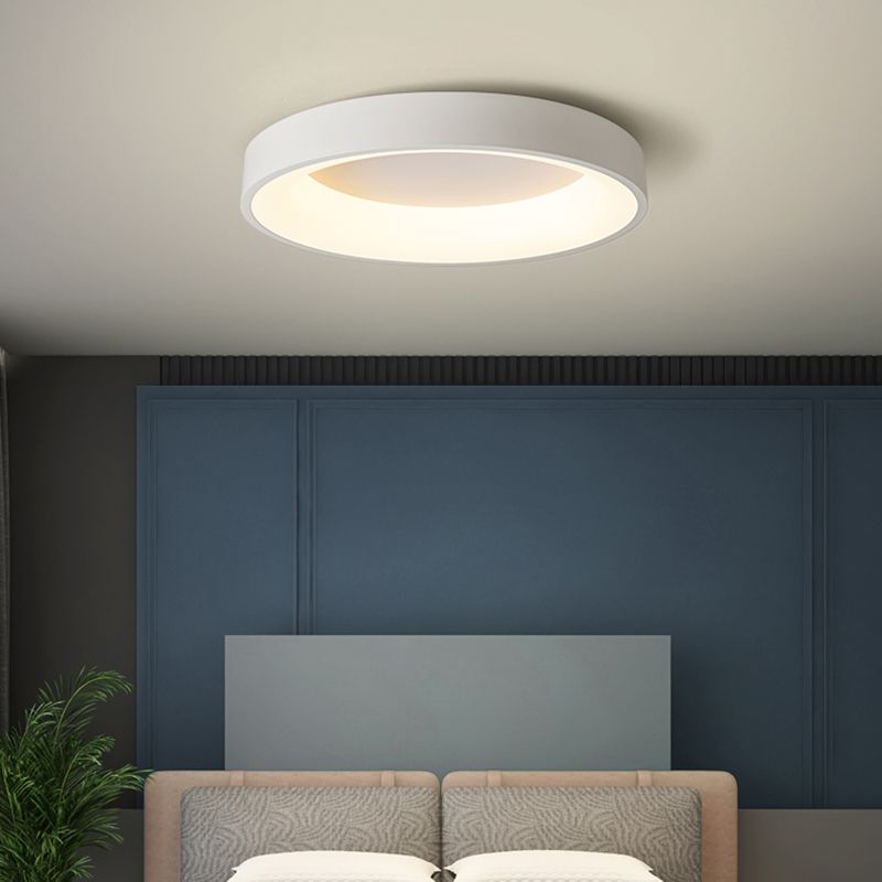 Eigentijdse ronde inbouwverlichtingsarmaturen Metaal 1 licht Inbouw plafondarmatuur