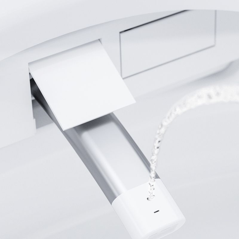 White Bidet Temperature Control Floor Mount Bidet,19.30" High