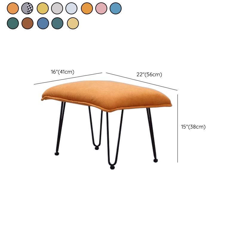 Modern Rocker Upholstered Tufted Cushions with Light Legs Glider