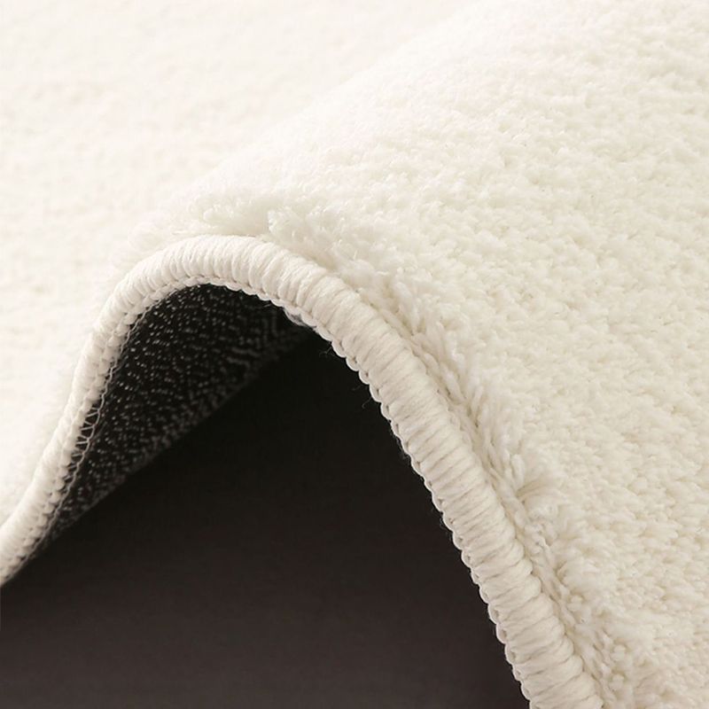 Beige Modern Rug Polyester Contrast Color Area Rug Non-Slip Backing Rug for Living Room