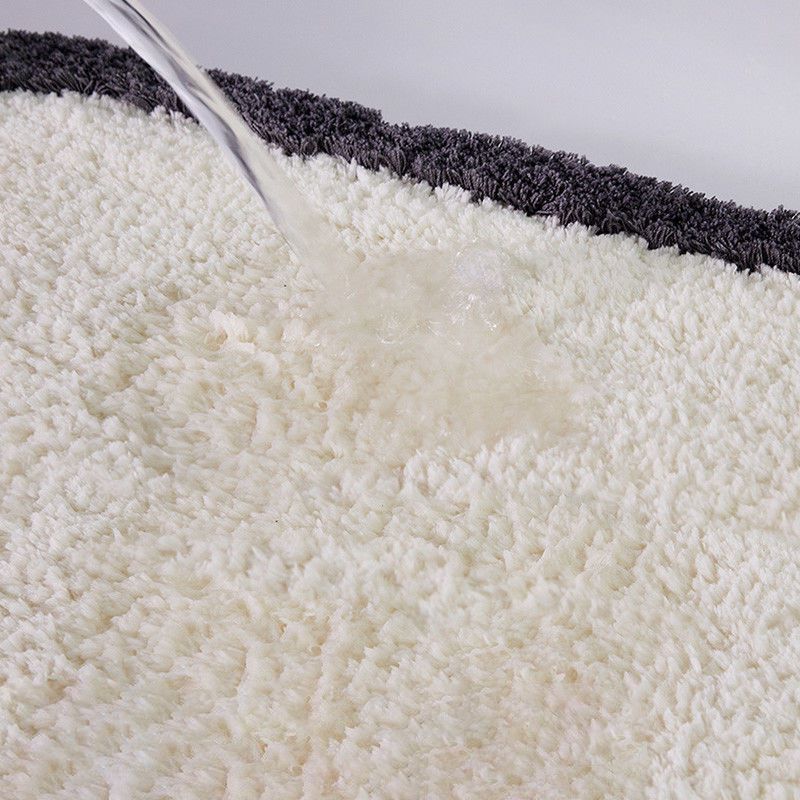 Orange Modern Rug Polyester Zebra Rug Non-Slip Backing Rug for Drawing Room