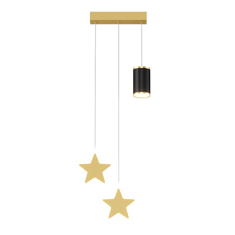 Eigentijdse stijl geometrie vorm hanglampen metaal 3 lichthangende lampen