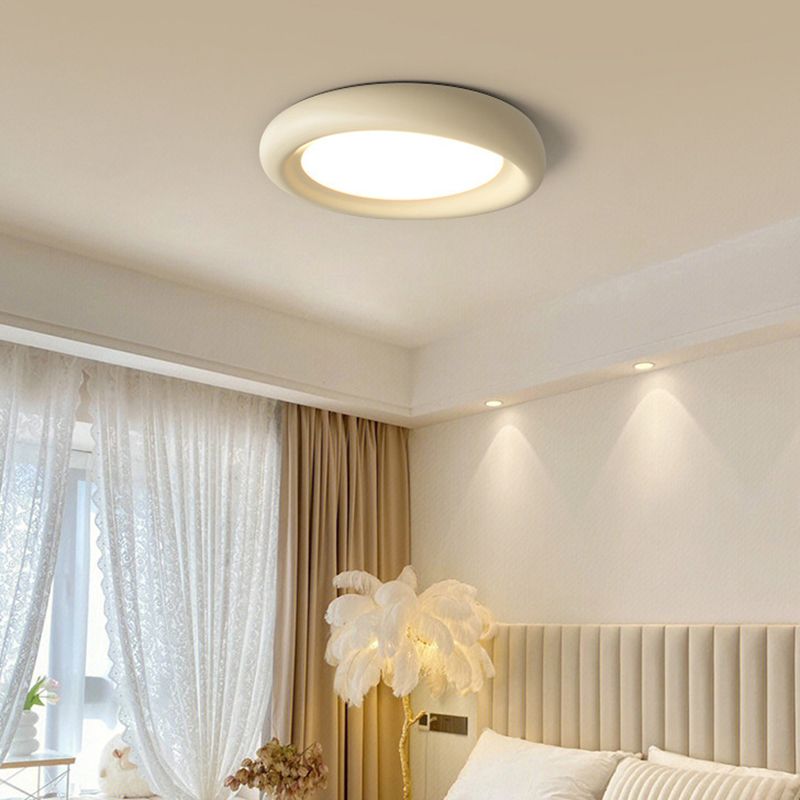 Contemporary Resin Flush Mount Ceiling Light Fixture for Bedroom