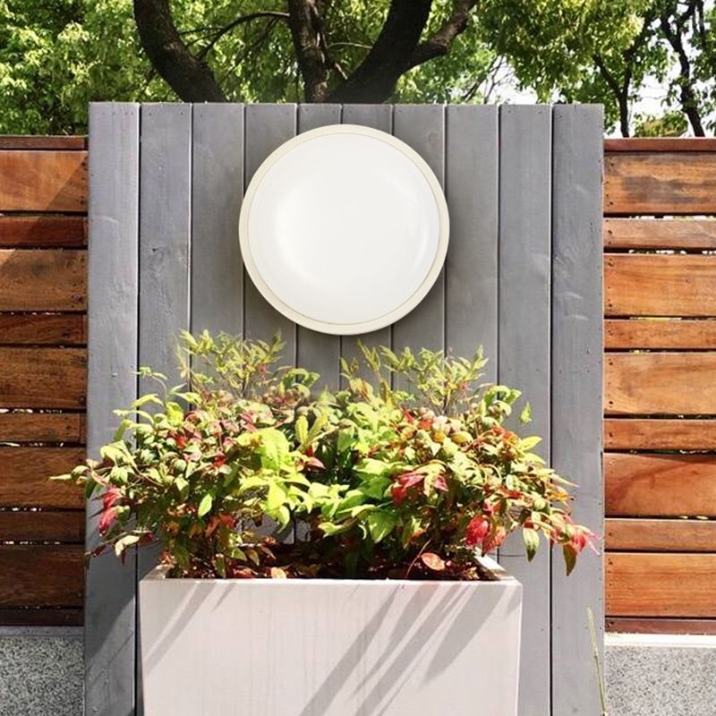 Moderner Stil weiße Wandlicht geometrische Form LED Wandleuchten für Wohnzimmer