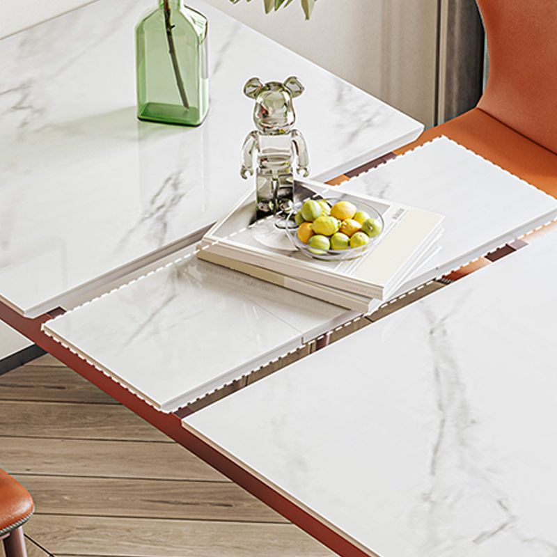 Simplicity Sintered Stone Kitchen Table Home Extendable Dining Desk