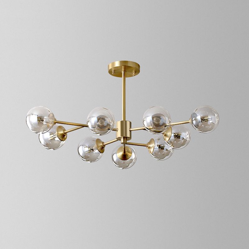 Modern Pendant Light Circular Chandelier Pendant Lighting Glass Pendant Chandelier