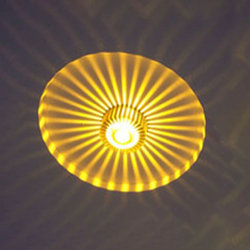 Sunflower Effect RGB Flush Light Fixtures Modern Aluminum LED Flush Ceiling Light