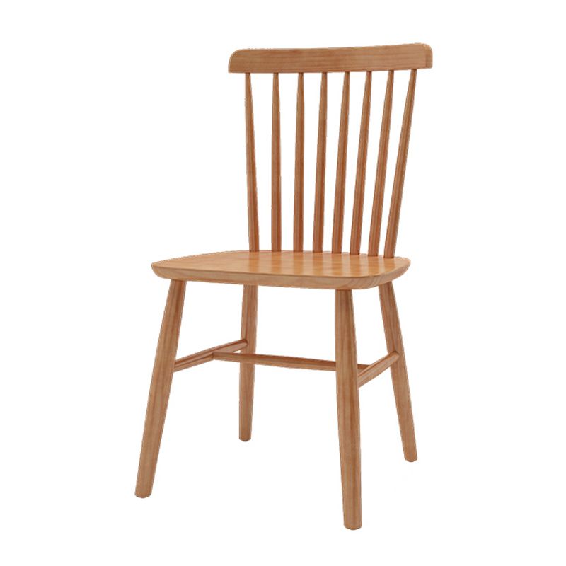 1/7 Pcs Solid Wood Dining Set Modern Rectangle Table Dining Set with Windsor Chairs
