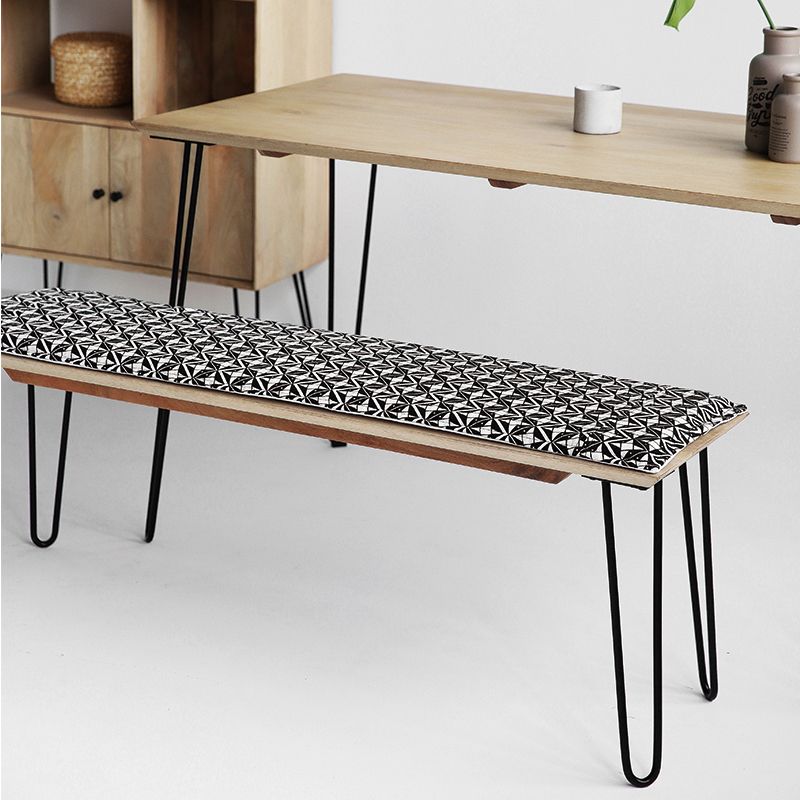 Industrial Rectangle Dining Site Table Pine Solid Wood Dining Room Home Furniture