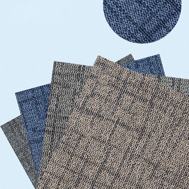 Modern Carpet Tiles Multi Level Loop Non-Skid Carpet Tile for Foyer