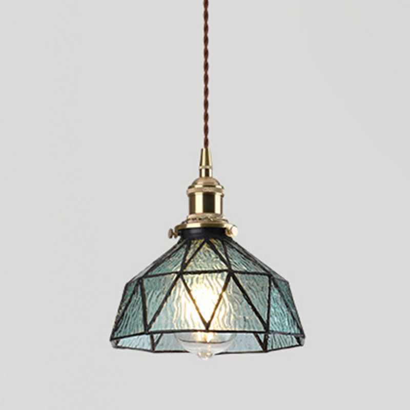 Industrial Down Candant Glass Hallway Appeding Sofriful Light with 1 Luce