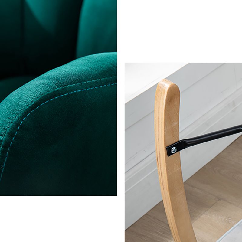 Simple Nordic Style Rocking Chair Balcony Lounge Recliner Sofa Rocking Chair