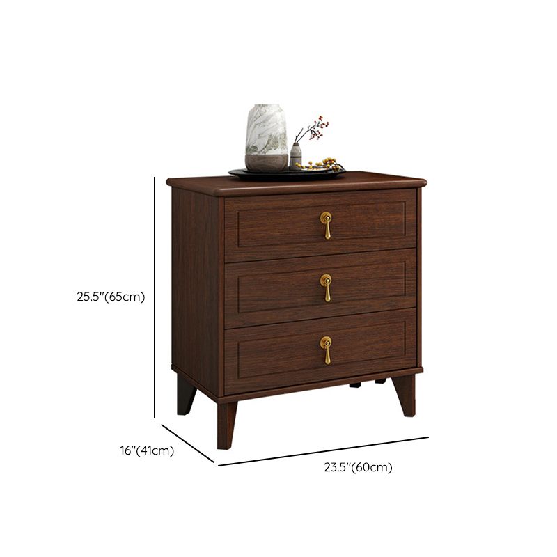Contemporary Glam Storage Chest Dresser Wooden Chest with Drawers
