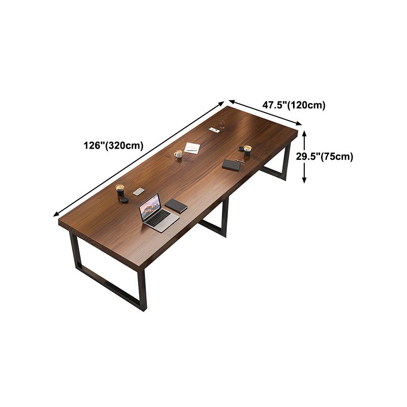 Pine Solid Wood Dining Table Rectangle Dining Table for Kitchen