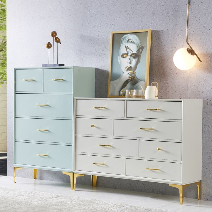 Modern Style Sideboard Table with Engineered Wood Drawers and Storage Buffet Server