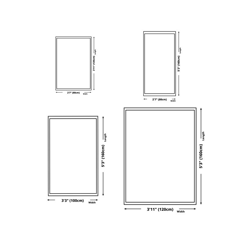 Atrovirens Leopard Rug Polyester Modern Rug Non-Slip Backing Rug for Home Decor