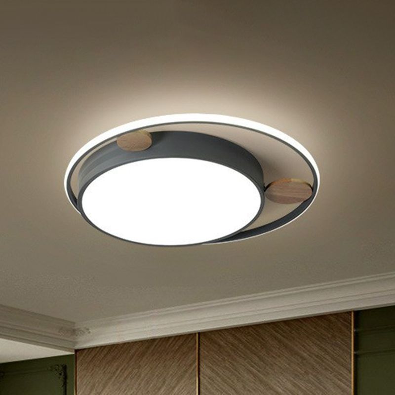 Acryl ronde LED-inbouw minimalistische inbouwplafondlamp voor kinderslaapkamer