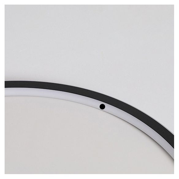 Luminaire encastré circulaire en métal, luminaire de plafond à LED de Style moderne