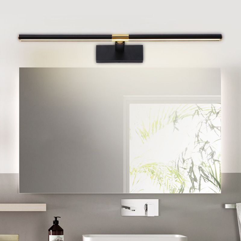 Éclairage d'éclairage mural linéaire noir