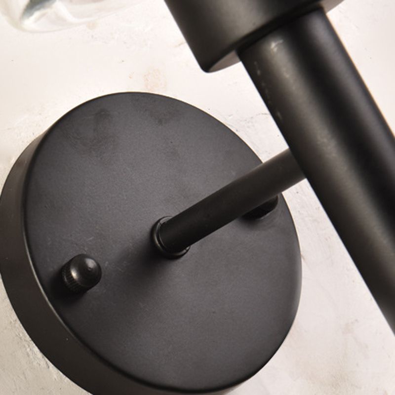 Modern Vanity Lamp Cylinder Glass Wall Light Fixture for Bathroom