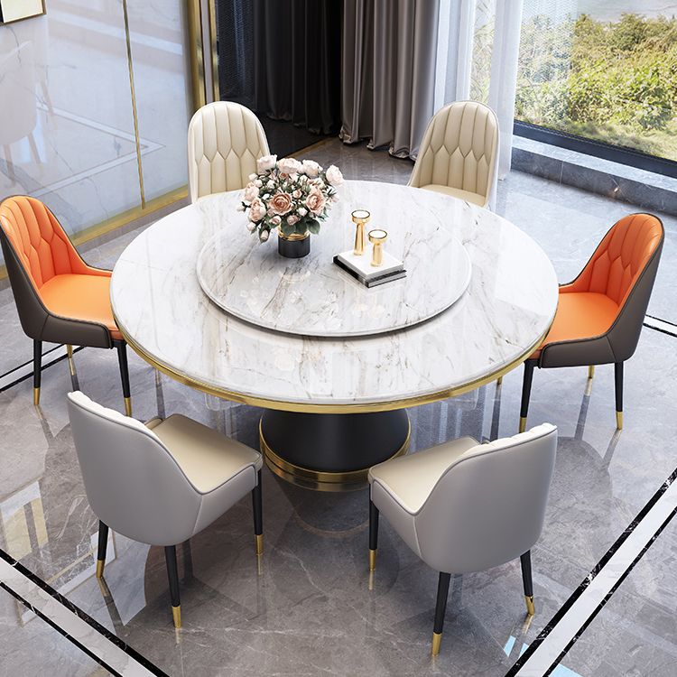 Contemporary Dining Table Pedestal Table for Home Kitchen Dinner