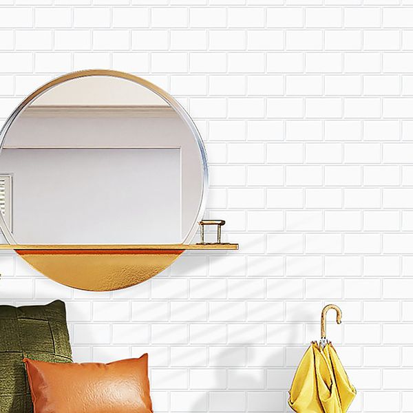 Square Peel & Stick Tile Stone Composite Subway Tile for Kitchen Backsplash