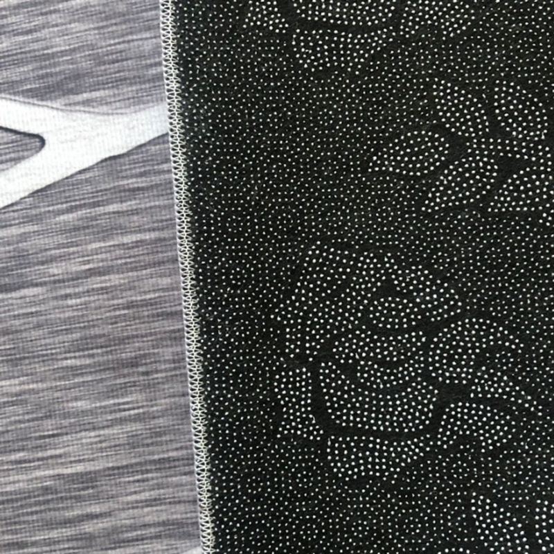 White Modern Rug Blending Graphic Indoor Rug Non-Slip Backing Rug for Living Room