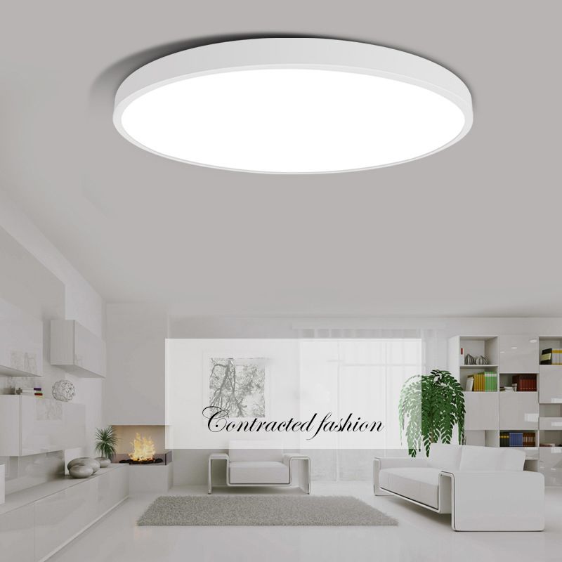 Cylinder Metal Led Surface Mount Ceiling Lights 1-Light Modern Style Flush Mount Light