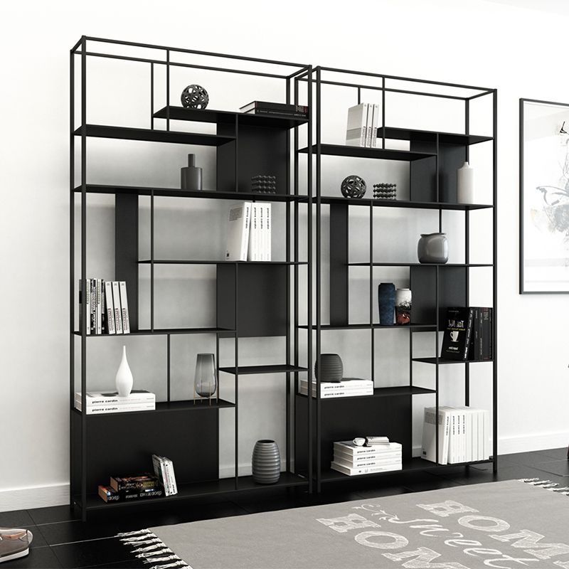 Industrial Open Rectangle Storage Bookshelf Home Office Etagere Bookcase