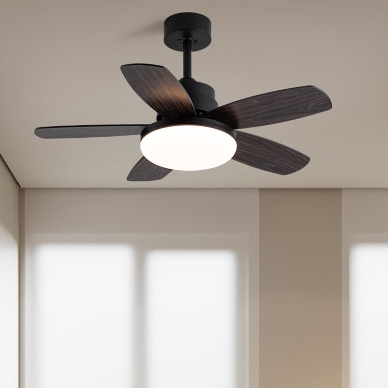 Ventola del soffitto rotondo leggero in stile children 1 1 lampadina a LED LED per camera da letto